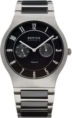 Produktbild von BERING Ceramic Herren Multifunktionsuhr schwarz/grau 11939-772