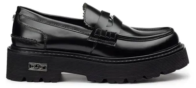Produktbild von Damen-Loafer Cult Slash 3947 aus Leder, schwarz, Mokassins 37