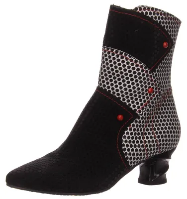 Produktbild von Simen Damen Stiefeletten 39372-36, 39372-37, 39372-38, 39372-39, 39372-40, 39372-41, 39372-42 SIM-7830A schwarz/weiss 41