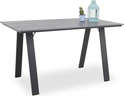 Produktbild von Gartentisch outdoor PRATO BHT 135x75x76 cm grau Outdoortisch