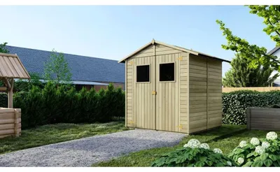 Immagine prodotto di Casetta da giardino in legno 3.46 m2 - 1.9x1.82 m - 12.5 mm - Impregnata