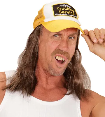 Produktbild von Assi Truckermütze mit Haaren
