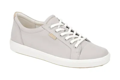 Produktbild von Ecco SOFT 7 LADIES Damenschuhe - sportliche Schnür- Halbschuhe grau NEU