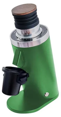 Produktbild von ROASTLY DF64 Kaffeemühle Gen 2 II V2.5, Berühmtes White Label, Elektrische Einzeldosis-Kaffeemühle, Nahezu Retentionsfrei (Grün)