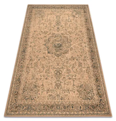 Produktbild von Wollteppich POLONIA KORDOBA25 Rosette, Rahmen Antikbeige beige 200x300 cm