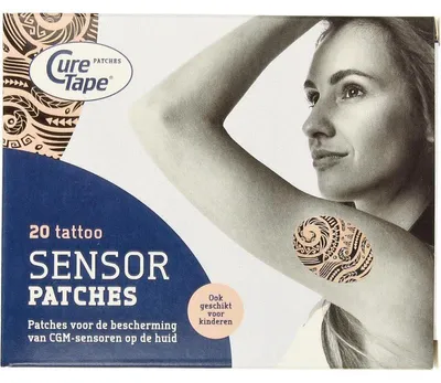 Produktbild von Curetape Sensor Patch Tattoo (20 stuks)