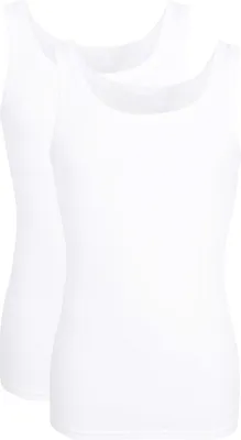 Produktbild von CECEBA Herren Tank-Top, Baumwolle, Doppelripp, weiß uni, 2er Pack Größe: 8