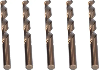 Obrázek produktu pro 5dílná sada spirálových vrtáků z HSS s rovným dříkem pro měď a železo (13 mm)