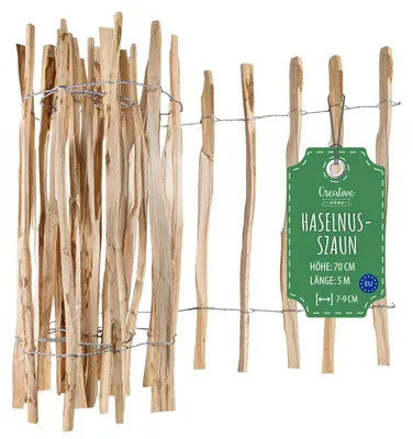 Productafbeelding van Creative Home houten schutting 70cm hoog en 5m lang, lamelafstand 7-9 cm