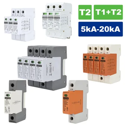 Überspannungsschutz / Blitzschutz / Photovoltaik / PV-Anlage / T2 / T1+T2 / B+C / C / DC / 1-Polig / 4-Polig / 3-Polig