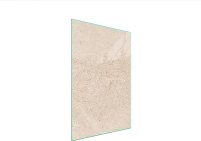 Produktbild von Herdabdeckplatte 35x52 Glaskeramikkochfeld Abdeckung Spritzschutz Glasplatte Deko Schneidebrett Schiefer Beige