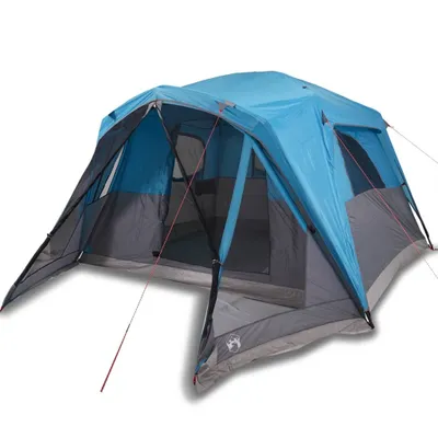 Immagine prodotto di Tenda da Campeggio con Portico per 4 Persone Blu Impermeabile