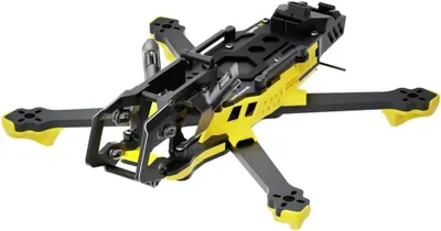 Productafbeelding van FPV Drone Frame - Race Drone Frame - Freestyle Vliegen - Modulair Ontwerp - 3-3.6 inch - Geel