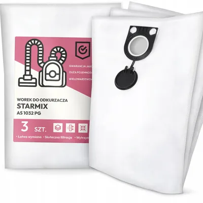 Produktbild von Starmix AS 1032 PG Synthetische Staubsaugerbeutel 3 Stück