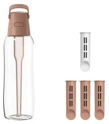 Zdjęcie produktu dla Dafi Butelka Filtrująca SOLID 1l Mocha Mousse 4x Wkład