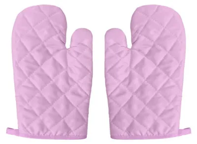 Produktbild von 1 Paar Ofenhandschuhe Polyester-Baumwolle Verdickt Hitzebeständig Waschbar