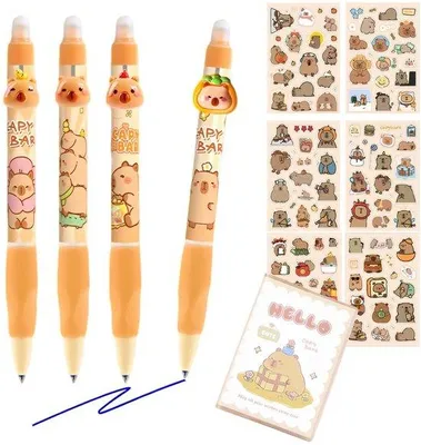 Image de Lot de stylos à bille - Pack de 4 - Légers - Idéaux pour l'écriture