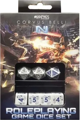 Zdjęcie produktu dla Infinity RPG Dice Set Aleph - Würfelset für das Tabletop-Rollenspiel - ENG Edition