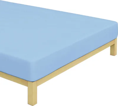 Produktbild von Jersey Sheet Hellblau Größe: 60x120 cm
