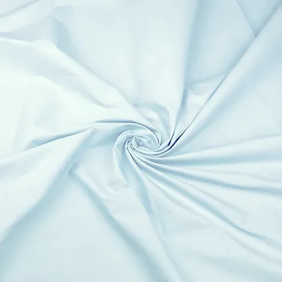 Produktbild von 100% Baumwolle einfarbig hellblau - 10