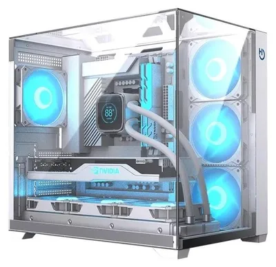 Imagen del producto de Hiditec Caja ATX Gaming Sky White USB 3.1 TYPE-C