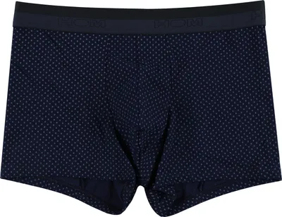 Produktbild von HOM Herren Boxer Briefs Soft Microfiber MAX Navy Krawattenmuster