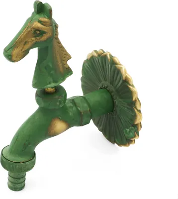 Produktbild von Nostalgie Auslaufventil Pferd 1/2 Zoll patiniertes Messing