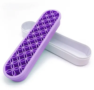 Produktbild von Make-up Pinselhalter Silikon, 21 cm, Organizer für Kosmetik