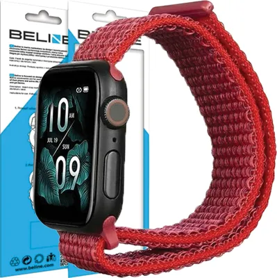 Produktbild von Beline Apple Watch Armband Nylon 38/40/41Mm Rot /Rot