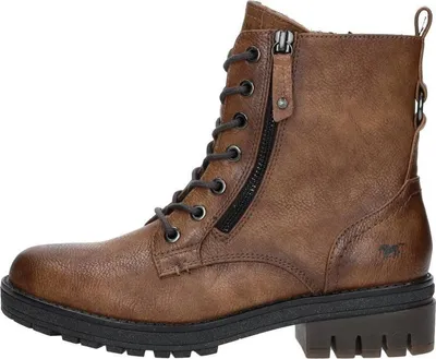 Produktbild von Mustang Veterschoenen Hoog Veterschoenen Hoog - cognac - Maat 39