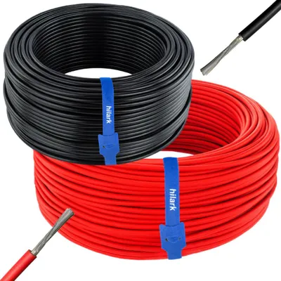 Image de Câbles solaires kit rouge 1m + noir 1m 1x6mm²