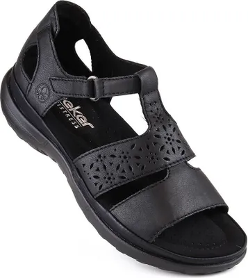 Produktbild von Rieker bequeme Sandale schwarz in Gr. 37