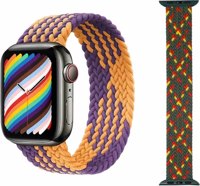 Obrázek produktu pro Pro Apple Watch Series 9 8 7 41 / 6 SE 5 4 40 / 3 2 1 38mm Náhradní nylonový řemínek k hodinkám