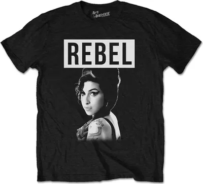 Produktbild von Amy Winehouse Rebel Black L T-Shirt