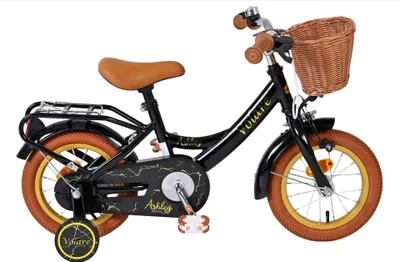 Produktbild von Volare Ashley Kinderfahrrad - Mädchen - 12 Zoll - Schwarz