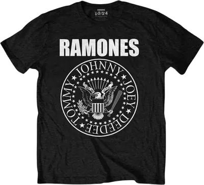 Produktbild von Ramones Presidential Seal T-Shirt mit kurzen Ärmeln Black S