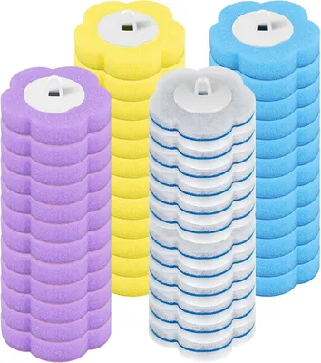 Produktbild von WC-Reiniger 48 Stück Einweg-Toilettenbürste, Nachfüllschwamm, WC-Bürsten, Nachfüllpackung, Bürste, Reiniger, Badezimmerbürstenreiniger, Nachfüllungen