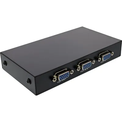 Zdjęcie produktu dla InLine 60608, VGA, Czarny, 1920 x 1440 px, 90 mm, 145 mm, 25 mm