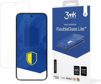 Produktbild von 3mk Display Hybridglas FlexibleGlass Lite für Google Pixel 9/ 9 Pro 0,16mm 6H