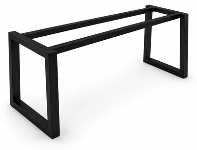 Immagine prodotto di LogistSystem, gambe per mobili in metallo, stile loft, 120x60x72 cm – struttura per tavolo, gambe verniciate a polvere – tavolo da pranzo, scrivania, stile industriale