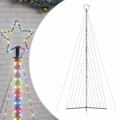 Obrázok produktu pre vidaXL LED vianočný stromček 789 LED Viacfarebné 476 cm
