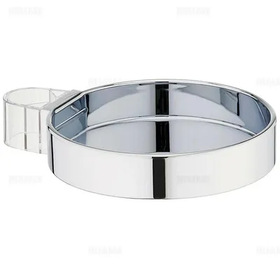 Produktbild von hansgrohe Seifenschale, Casetta, für Brausestange Ø22mm, 110×140×23mm, chrom, 1 Stk.