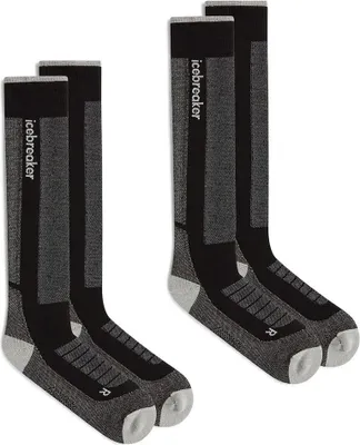 Produktbild von Icebreaker Merino Blend Ski+ Medium Otc Socken 2 Einheiten Schwarz EU 39-41 1/2 Mann Schwarz EU 39-41 1/2