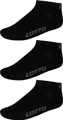 Immagine prodotto di Lotto - Calzini da ginnastica (confezione da 3) Nero 36/42 Lotto