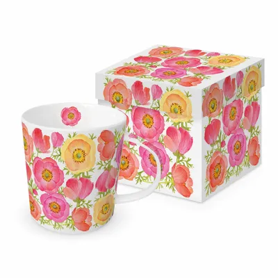 Immagine prodotto di PPD Poppy Paradise Trend Mug, in confezione regalo, tazza, tazza da caffè, tazza, tazza, New Bone China, 400 ml, 160302590