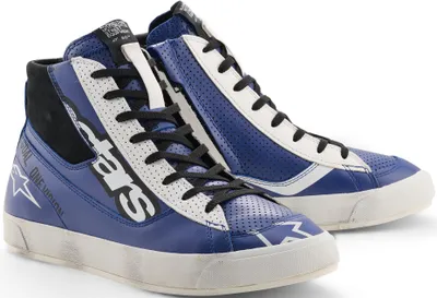 Produktbild von Alpinestars Stated Flair Motorrad Schuhe, blau/weiß/schwarz, 8.5