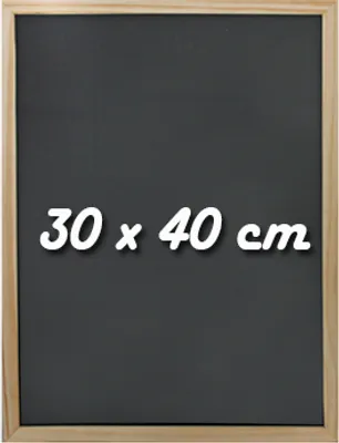 Produktbild von Kreidetafel Schreibtafel Wandtafel Tafel Holz (30x40cm)