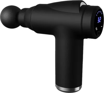 Produktbild von INF Touchscreen Massagepistole 32 Stufen ABS 14.5cmx13.5cmx5cm für Reise Schwarz