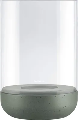 Produktbild von blomus GmbH CALMA Windlicht agave green L 15cm