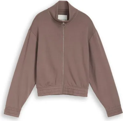 Produktbild von Sweatjacke mit Stehkragen